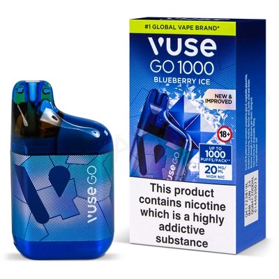 Blueberry Ice Vuse Go 1000 Box Disposable Vape