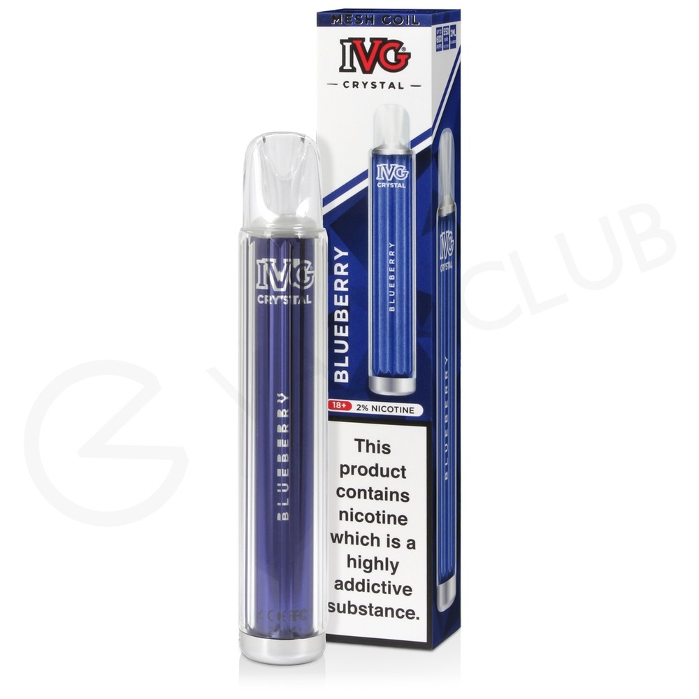 Blueberry Ivg Bar Crystal Disposable Vape 1726