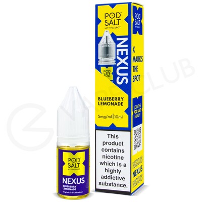 Blueberry Lemonade Nic Salt E-Liquid by Pod Salt Nexus