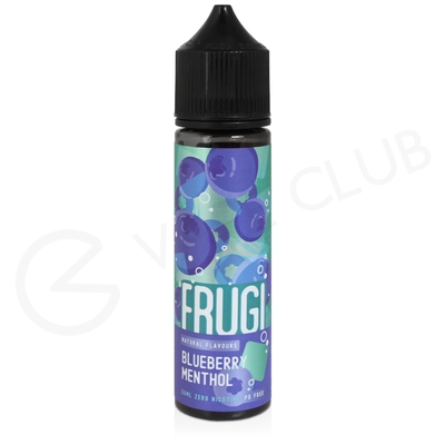 Blueberry Menthol Natural Shortfill E-Liquid by Frugi 50ml
