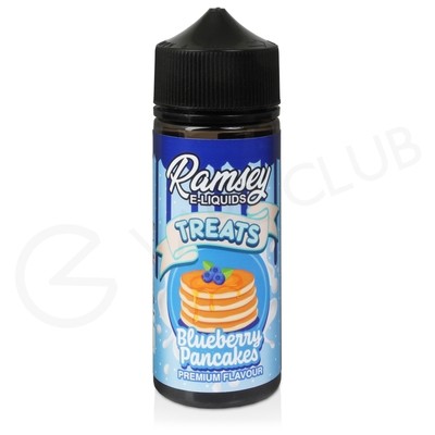 Blueberry Pancakes Shortfill E-Liquid by Ramsey Treats 100ml