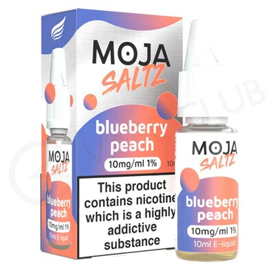 Blueberry Peach E-Liquid by Moja Saltz