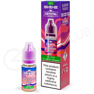 Blueberry Peach Ice Nic Salt E-Liquid by Crystal Original