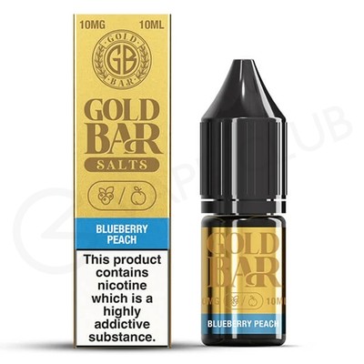 Blueberry Peach Nic Salt E-Liquid by Gold Bar Salts