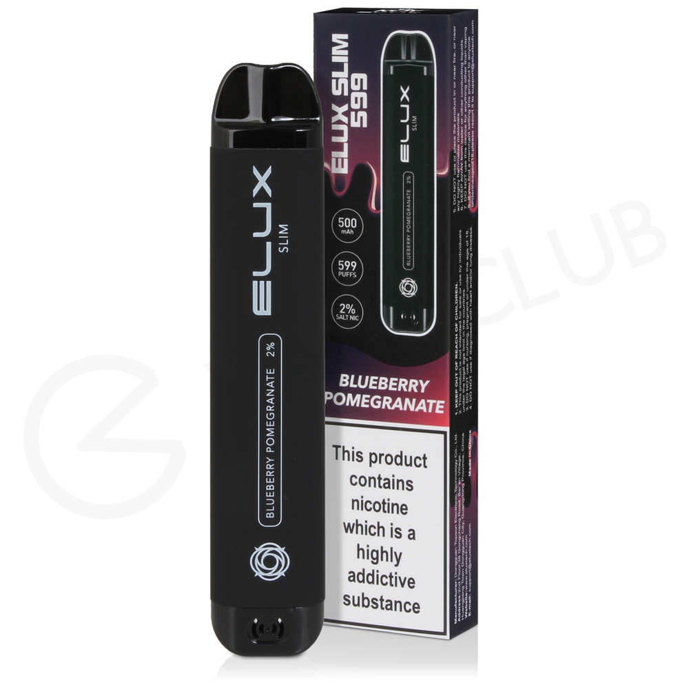 Blueberry Pomegranate Elux Slim Disposable Vape