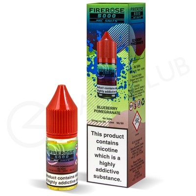 Blueberry Pomegranate Nic Salt E-Liquid by Elux Firerose