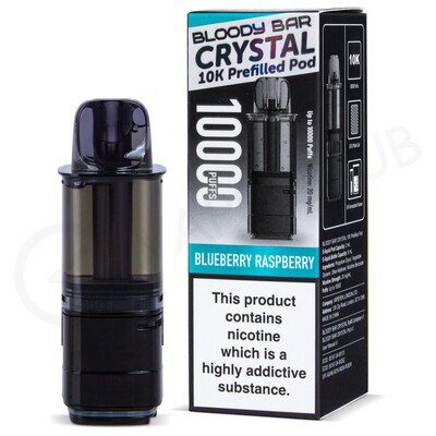 Blueberry Raspberry Bloody Bar Crystal 10K Refill Pack