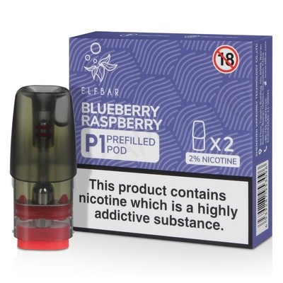 Blueberry Raspberry Elf Bar Mate P1 Prefilled Pod