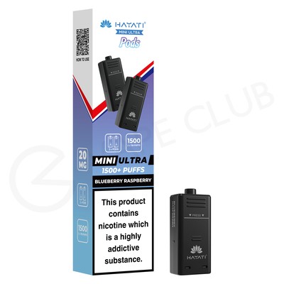 Blueberry Raspberry Hayati Mini Ultra Prefilled Pods