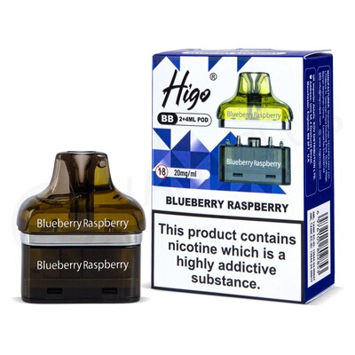 Blueberry Raspberry Higo BB 4000 Refill Pods