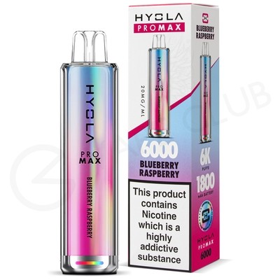 Blueberry Raspberry Hyola Pro Max HY6000 Disposable Vape