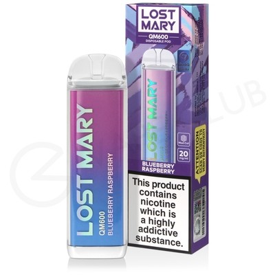 Blueberry Raspberry Lost Mary QM600 Disposable Vape