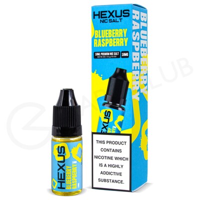 Blueberry Raspberry Nic Salt E-Liquid by Hexus