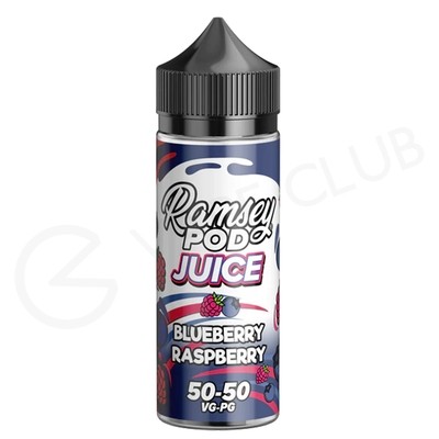 Blueberry Raspberry Shortfill E-Liquid by Ramsey Pod 100ml