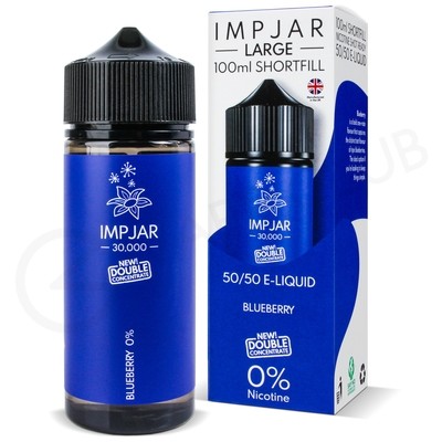 Blueberry Shortfill E-Liquid by Imp Jar Large 100ml