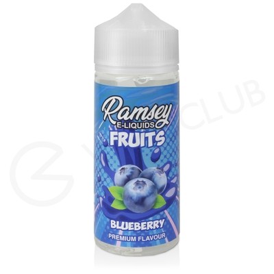 Blueberry Shortfill E-Liquid by Ramsey Fruits 100ml
