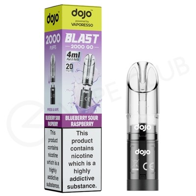 Blueberry Sour Raspberry Dojo Blast 2000 Go Refill Pack