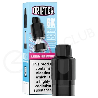 Blueberry Sour Raspberry Drifter Bar 6K Refill Pack