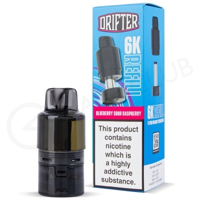 Blueberry Sour Raspberry Drifter Bar 6K Refill Pack