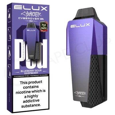 Blueberry Sour Raspberry Elux Cyberover 6K Refill Pack