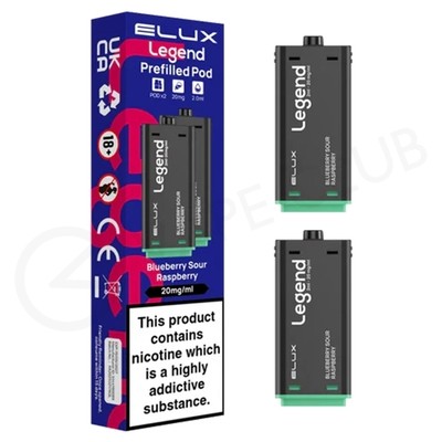 Blueberry Sour Raspberry Elux Legend 1500 2in1 Prefilled Pods