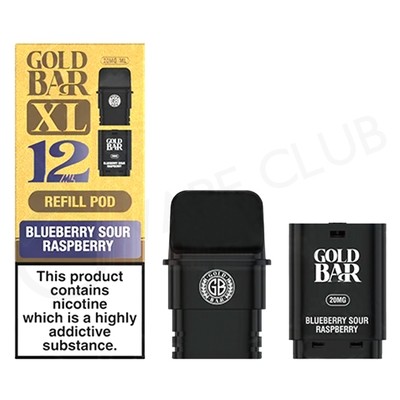 Blueberry Sour Raspberry Gold Bar XL Refill Pack