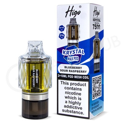 Blueberry Sour Raspberry Higo Krystal Max Refill Pod