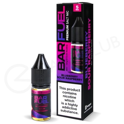 Blueberry Sour Raspberry Nic Salt E-Liquid by Bar Fuel