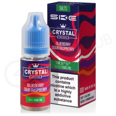 Blueberry Sour Raspberry Nic Salt E-Liquid by Crystal Original