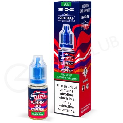 Blueberry Sour Raspberry Nic Salt E-Liquid by Crystal Original