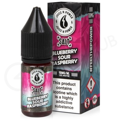 Blueberry Sour Raspberry Nic Salt E-Liquid by Juice N Power