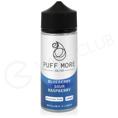 Blueberry Sour Raspberry Shortfill E-Liquid by Puff More 100ml