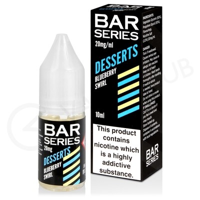 Blueberry Swirl Nic Salt E-Liquid by Bar Series Desserts