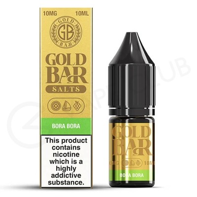 Bora Bora Nic Salt E-Liquid by Gold Bar Salts