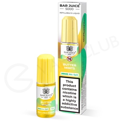 Butter Mints Nic Salt E-Liquid by Bar Juice 5000