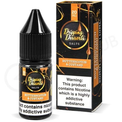 Butterscotch Custard Nic Salt E-Liquid by Dripping Desserts