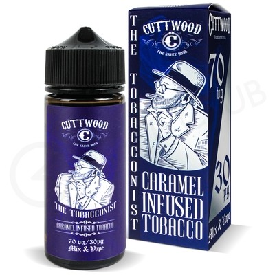 Caramel Infused Tobacco Shortfill E-Liquid by Cuttwood The Tobacconist 100ml