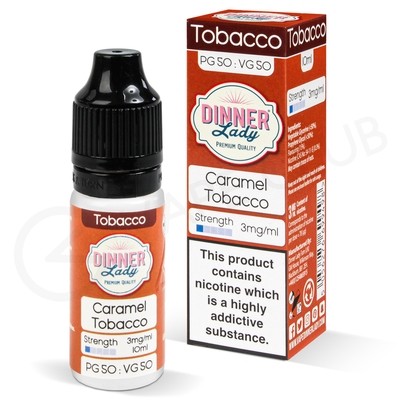 Caramel Tobacco E-Liquid by Dinner Lady 50/50