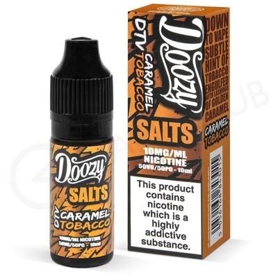 Caramel Tobacco Nic Salt E-liquid by Doozy Salts