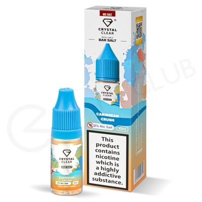 Caribbean Crush Nic Salt E-Liquid by Crystal Clear