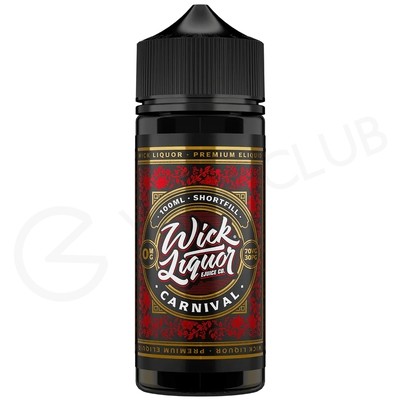 Carnival Shortfill E-liquid by Wick Liquor 100ml