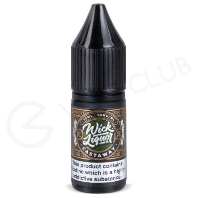 Castaway Shattered Nic Salt E-Liquid by Wick Liquor