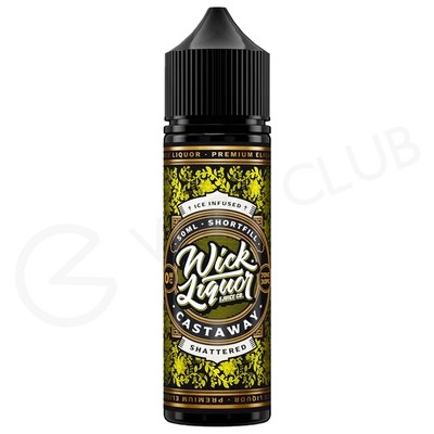 Castaway Shattered Shortfill E-Liquid by Wick Liquor 50ml