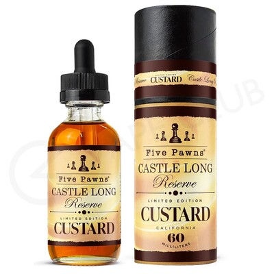 Castle Long Custard Shortfill E-Liquid by Five Pawns 50ml