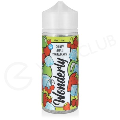 Cherry Apple Strawberry Ice Shortfill E-Liquid by Wonderly 100ml