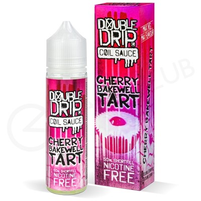 Cherry Bakewell Tart Shortfill E-Liquid by Double Drip 50ml