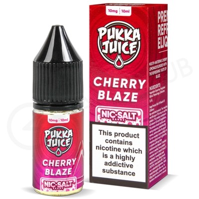 Cherry Blaze Nic Salt E-Liquid by Pukka Juice