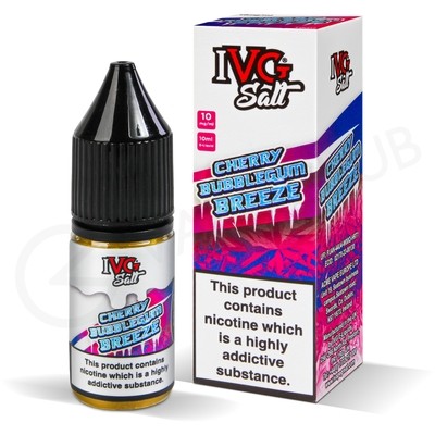 Cherry Bubblegum Breeze Nic Salt E-Liquid by IVG Sub Zero Range