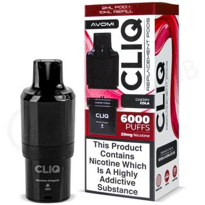 Cherry Cola Avomi Cliq 6000 Puff Refill Pack