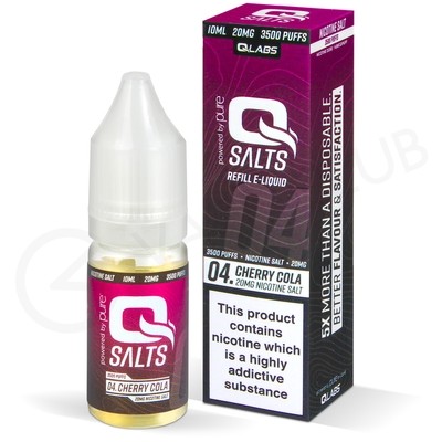 Cherry Cola Nic Salt E-Liquid by QSalts